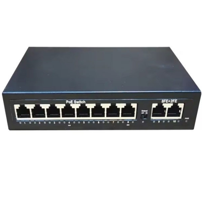 48V 10100MB 8 port 2 uplink